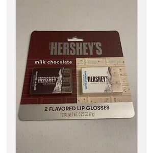 *BRAND NEW* Hershey’s Flavored Lip Glossses 2 Milk Chocolate and Cookies n Crème